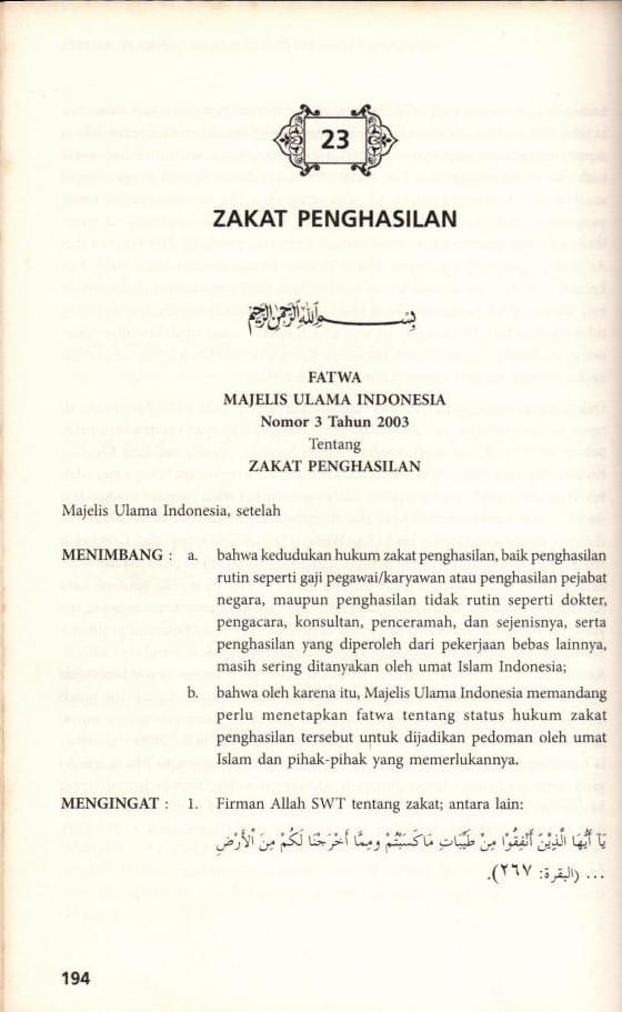 Zakat Profesi Penghasilan Sejarah Dalil Hikmahnya