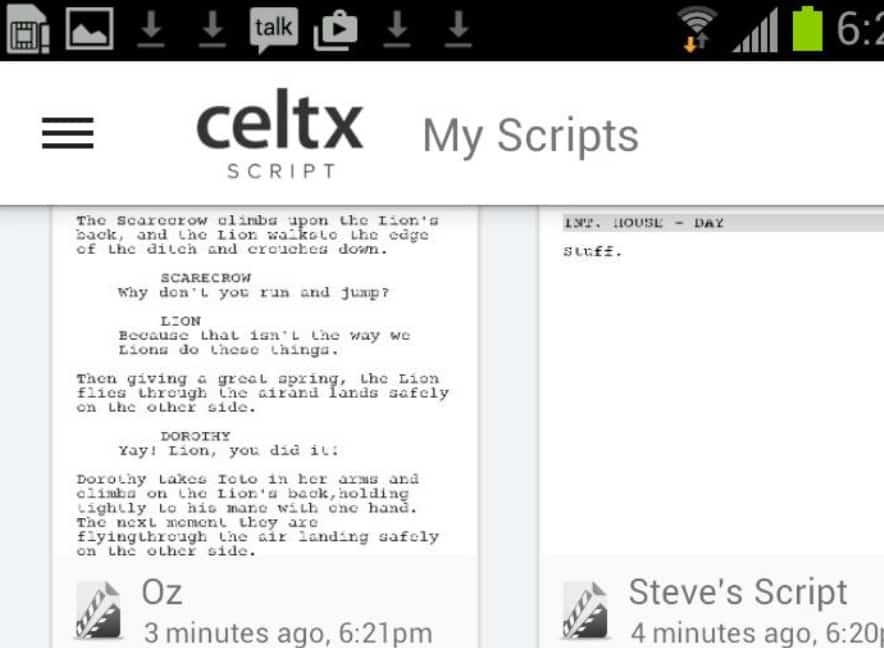 celtx script writing software free download