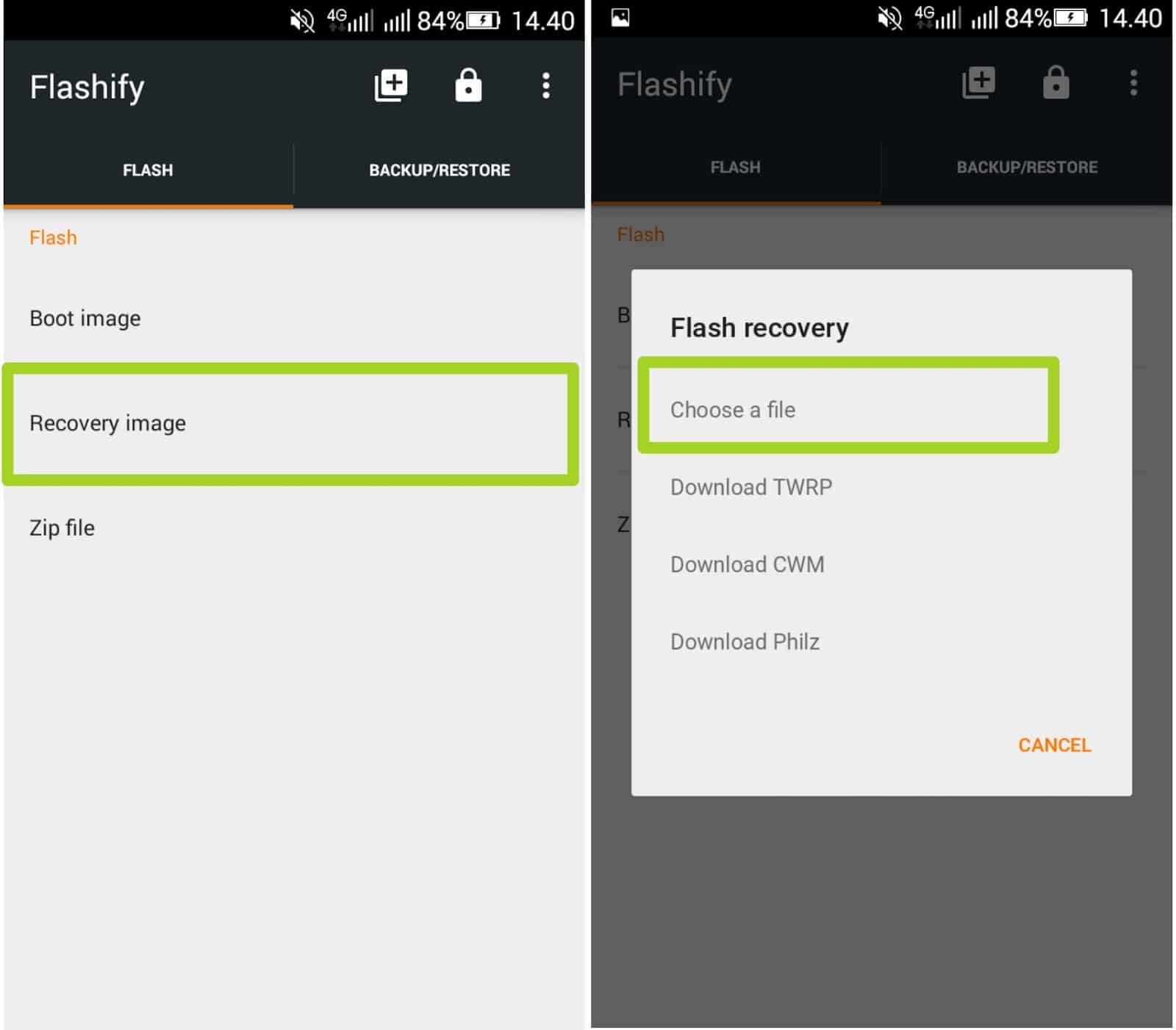 download flashify for non root users apk