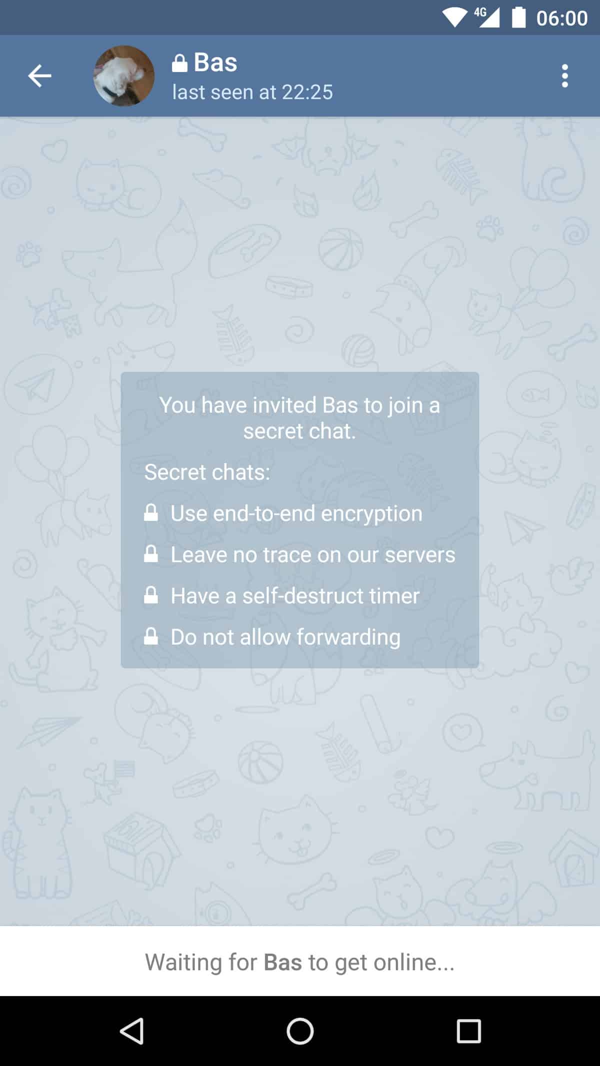 Tersedia Fitur Secret Chat